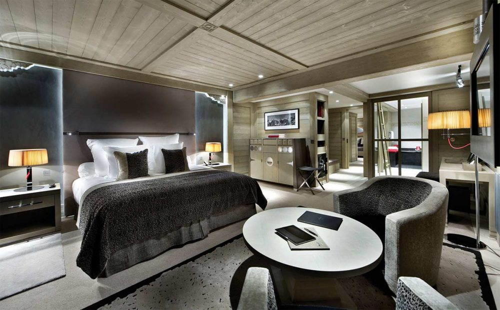 Hotel Le K2 Palace, Courchevel 1850—a concept inspired by the mountain ranges of the Himalayas