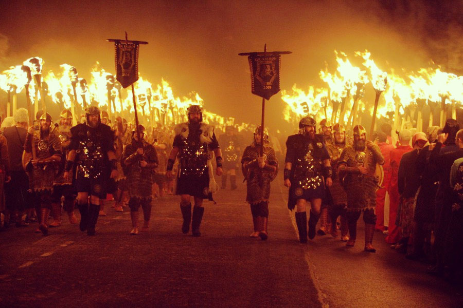 Festivals | Cultural, Up Helly Aa Fire Festival, January, Lerwick, Shetland, Scotland