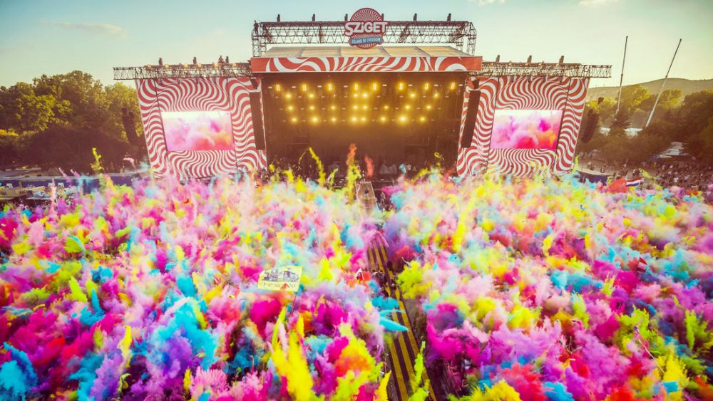 Sziget Festival 2025 vibrant atmosphere with music and art