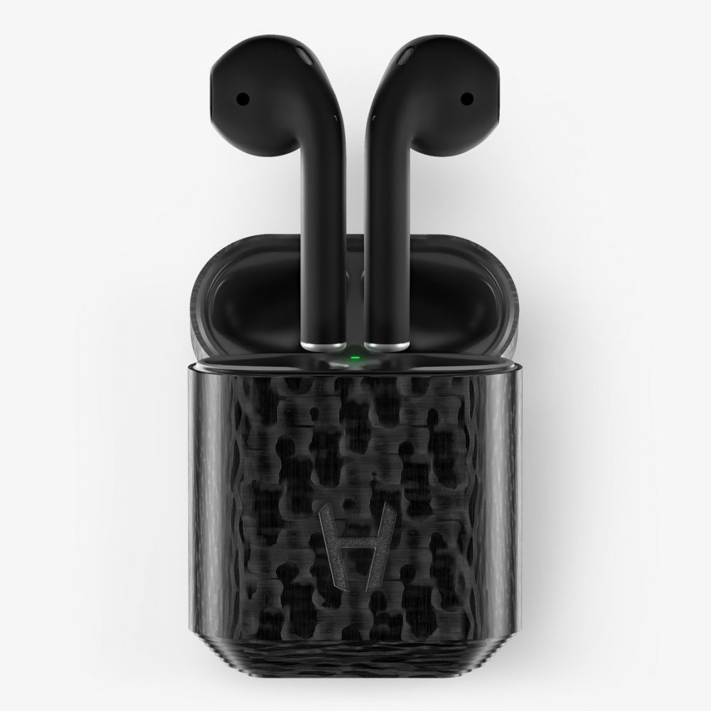 A stylish proposition, the Hadoro AirPods in Carbon Black