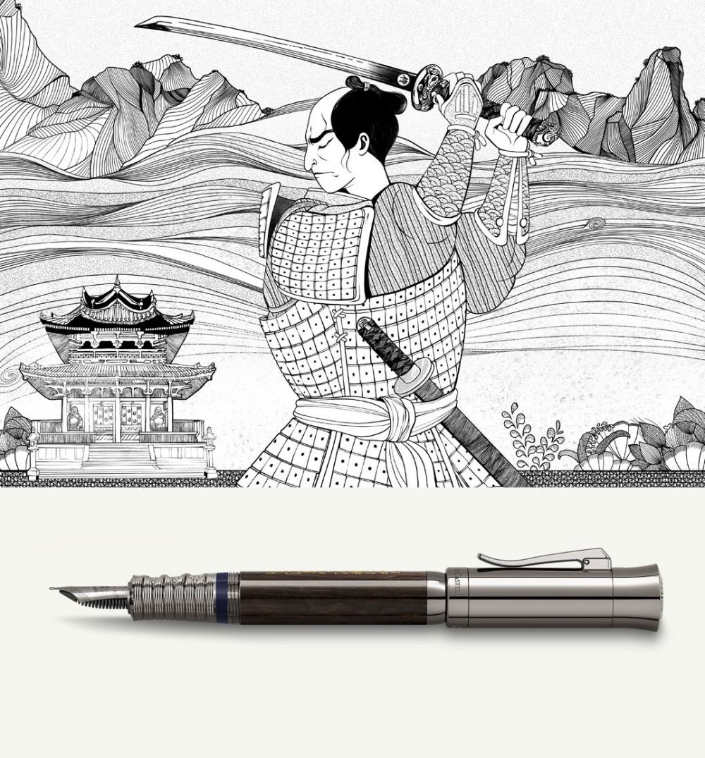 The Samurai pen of the year 2019 by Graf von Faber-Castell