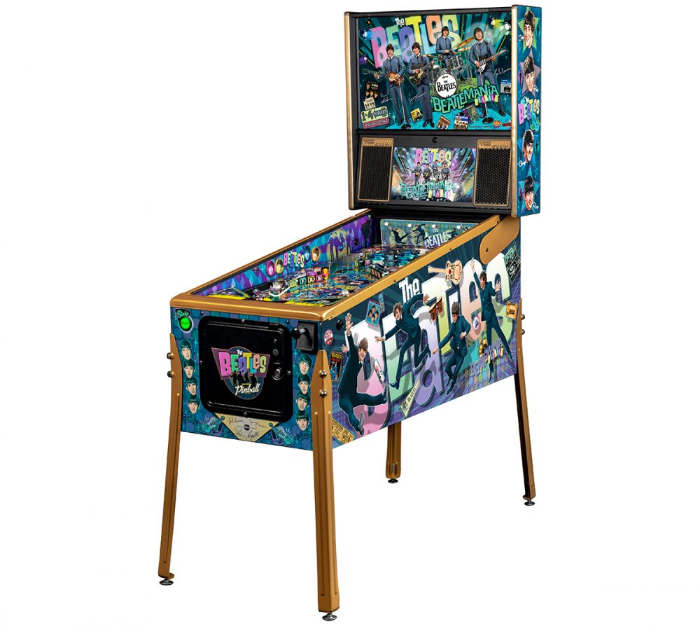 The first and only limited-edition Beatles pinball machine ever made