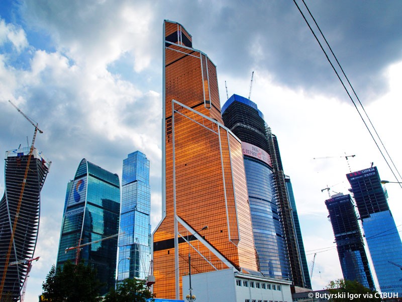 Moscow’s Mercury City Tower is rightfully hailed as the gold of the City