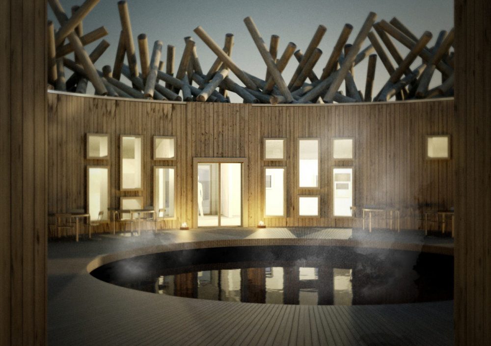 Arctic Bath Hotel & Cold Bath, Swedish Lapland, a floating monument