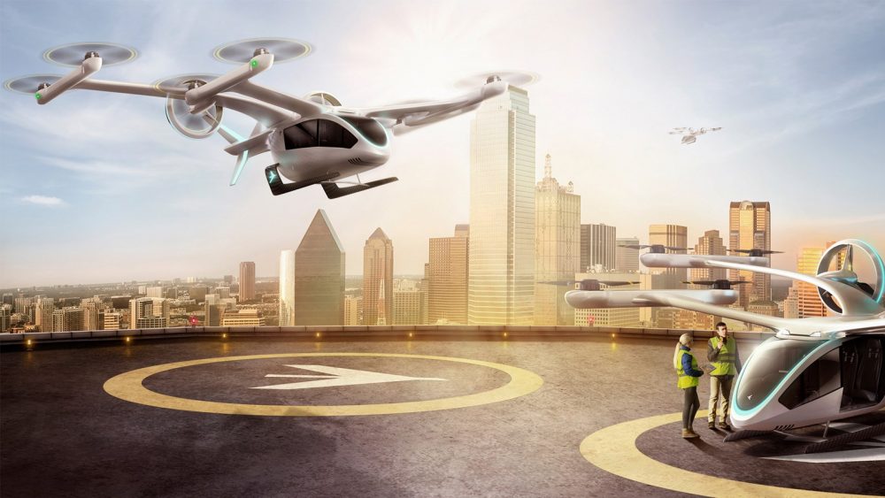 Embraer’s new EmbraerX eVTOL concept serves passengers in an urban environment