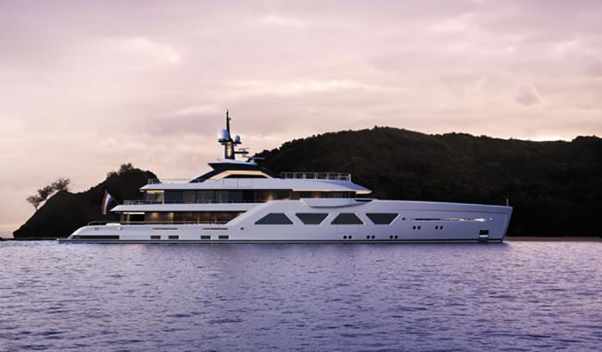 The New Espen Øino 60-metre Amels Yacht