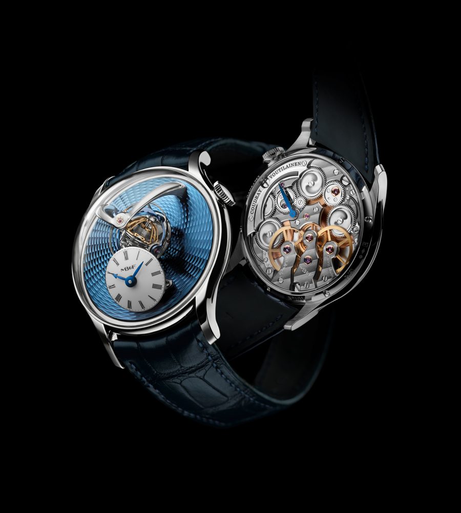 The MB&F Legacy Machine Thunderdome, jointly signed by Eric Coudray and Kari Voutilainen