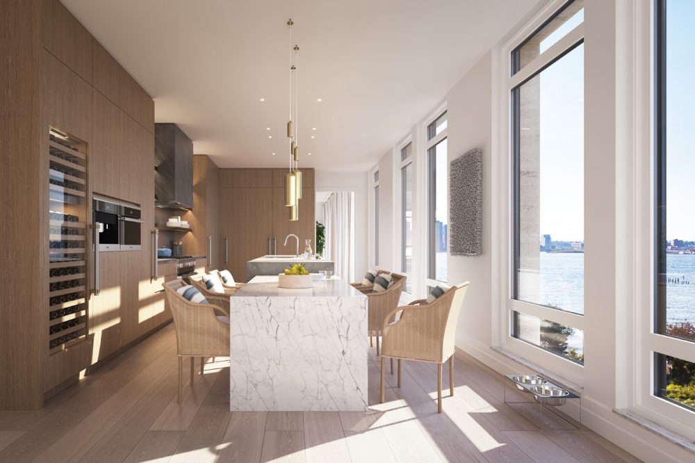70 Vestry, Tribeca, a waterfront property with unimpeded Hudson River views in New York
