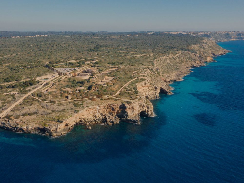 Cap Rocat– a hidden heritage site and hotel in a peaceful pocket of Palma bay in Majorca