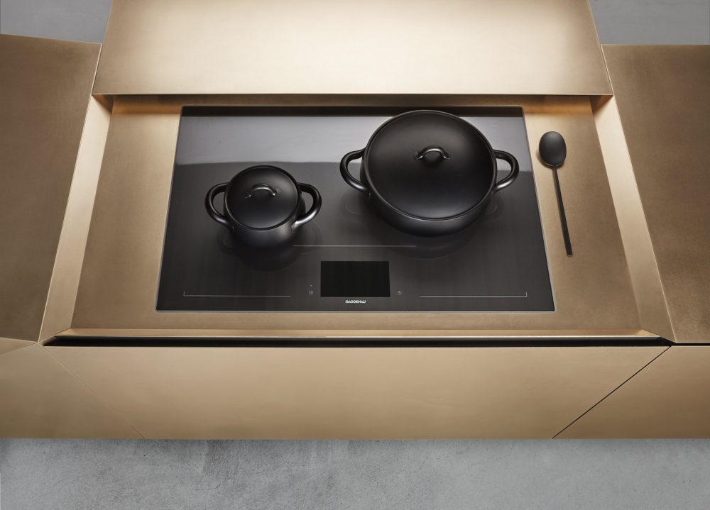 FOLD By Steininger, a kitchen with smart touch high-tech surface