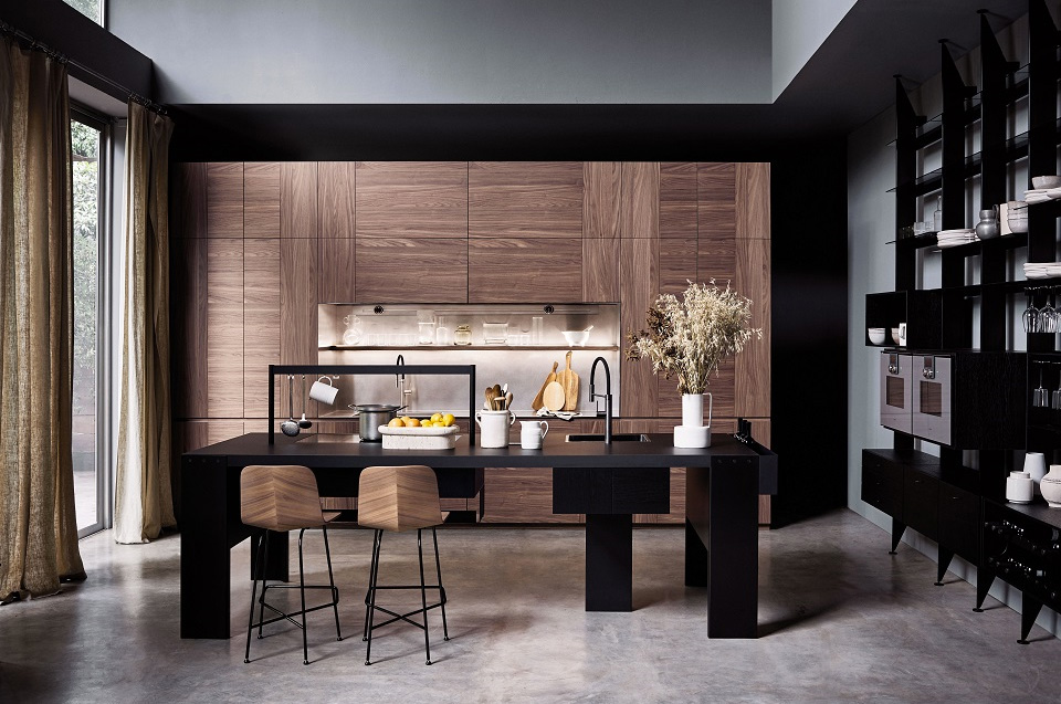 Widen your imagination with the Intarsio kitchen portrait by Cesar