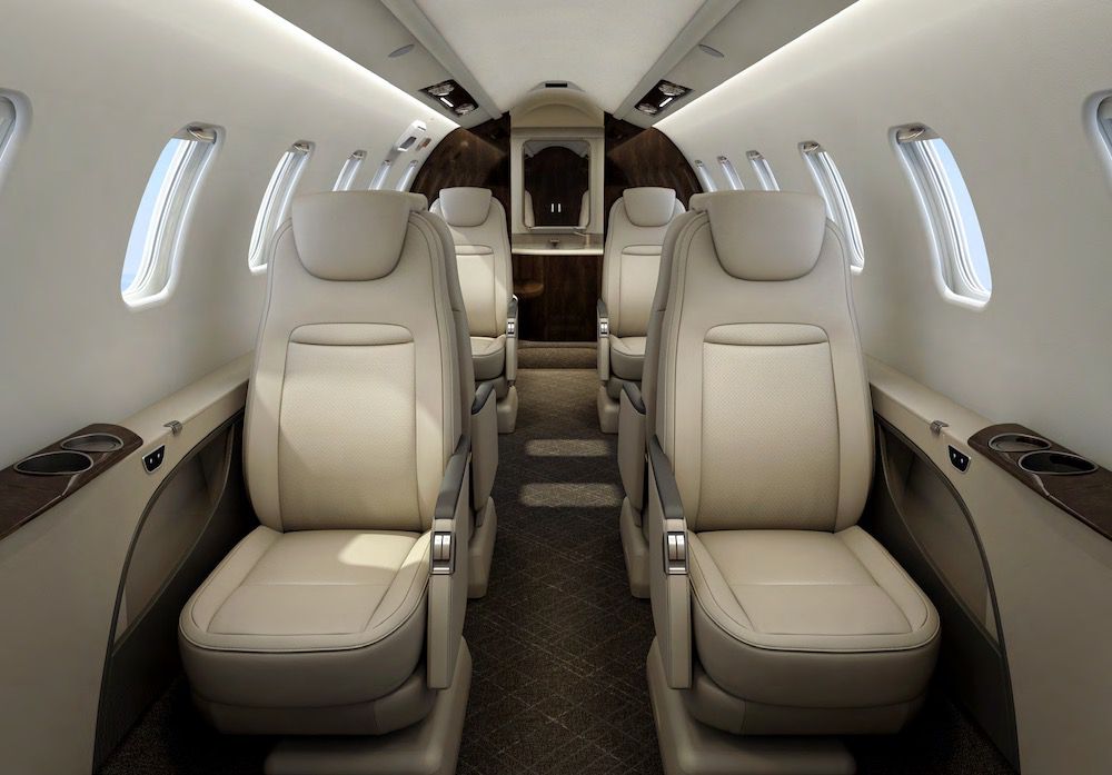 Learjet 75 Liberty, limitless freedom with space to work and relax