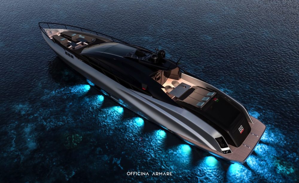 Officina Armare A88 GranSport: sleek, modern and sportive design with excessive power