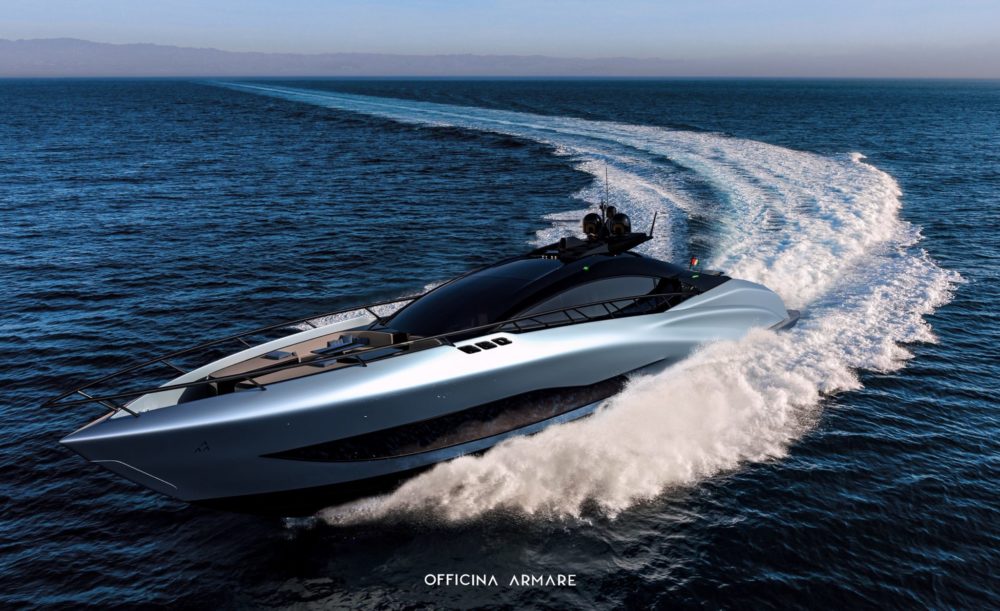 Officina Armare A88 GranSport: sleek, modern and sportive design with excessive power