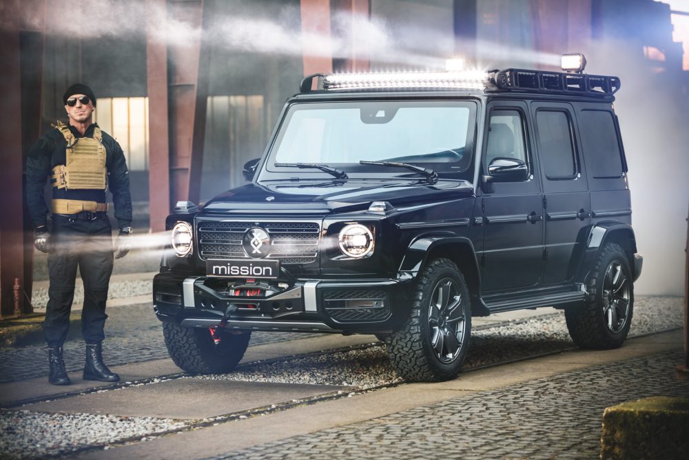 Brabus Invicto Mission, the new armoured vehicle based on the Mercedes-Benz G-Class