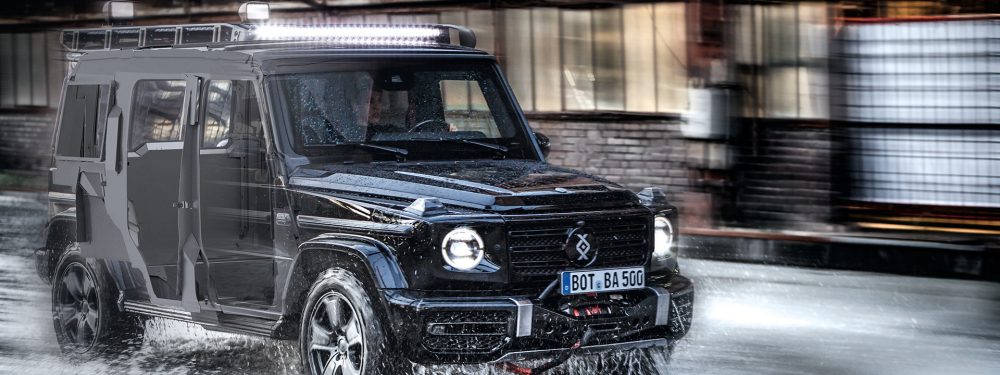 Brabus Invicto Mission, the new armoured vehicle based on the Mercedes-Benz G-Class