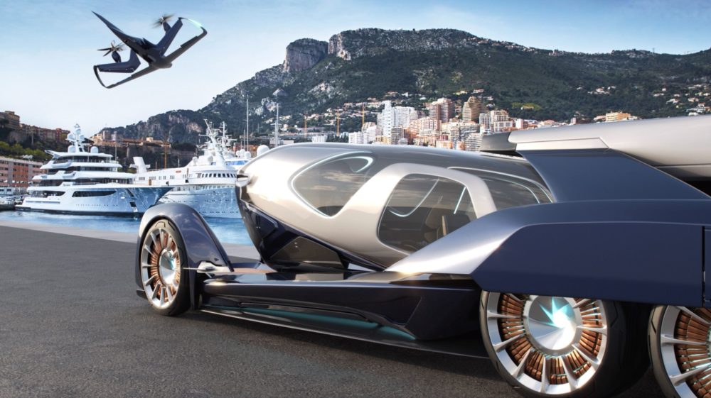 Embraer Pulse, the first-ever aerospace concept car