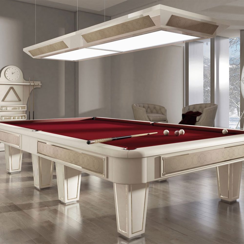 Discover authentic Italian manufacturing with bespoke pool table designs by Vismara