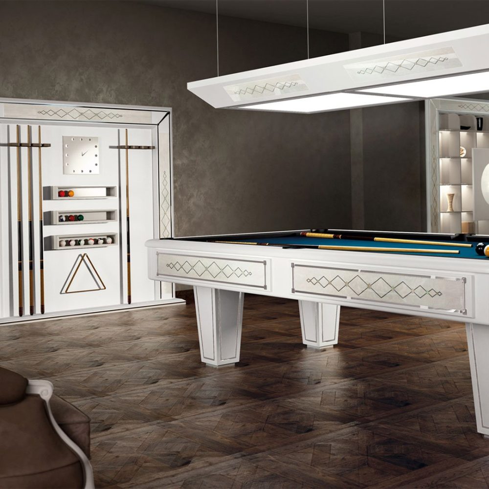 Discover authentic Italian manufacturing with bespoke pool table designs by Vismara