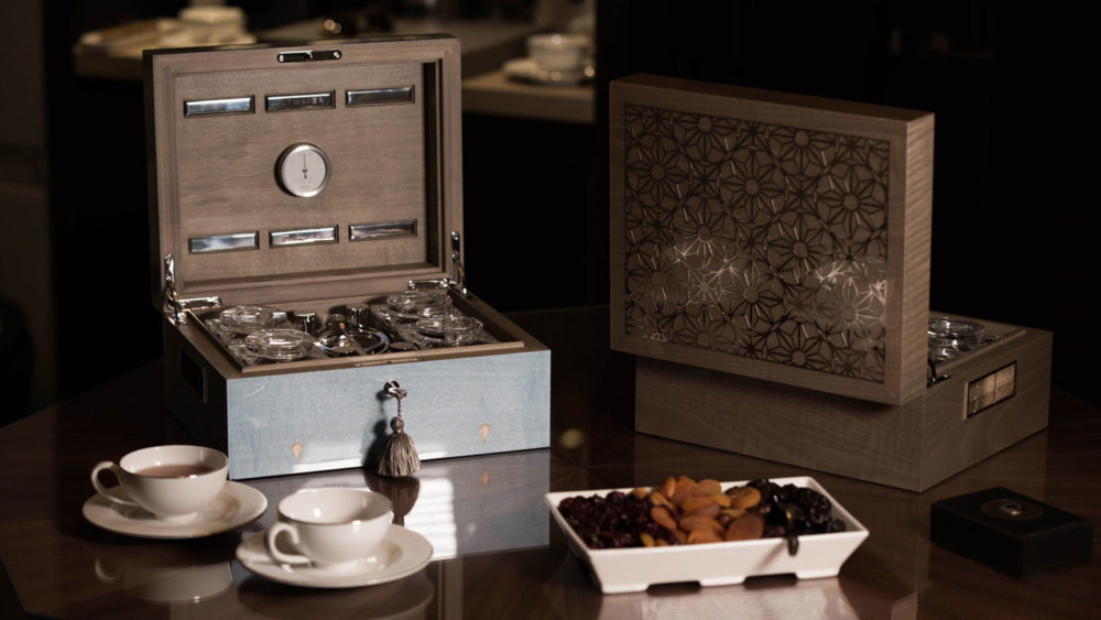 The Lotusier tea humidor, an objet d’art for preserving fine and rare teas