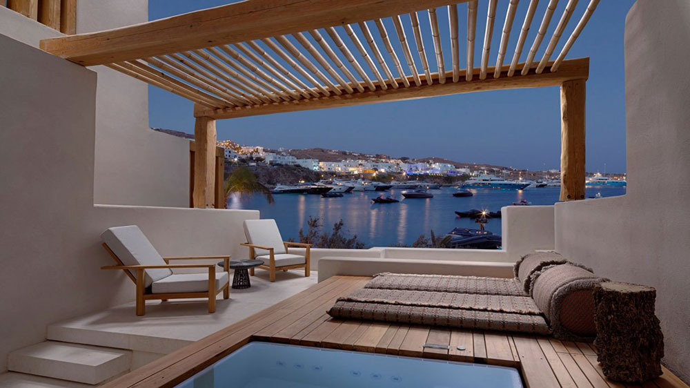 Kensho Psarou – A chic hotel celebrating life in an iconic location in Mykonos, Greece