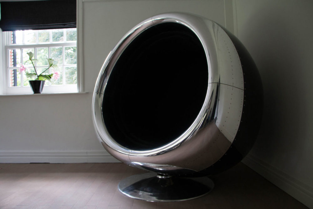 The Boeing 737 Cowling Chair handcrafted by Plane Industries