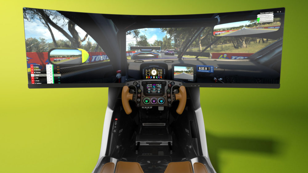 The AMR-C01 racing simulator by Aston Martin and Curv Racing Simulators
