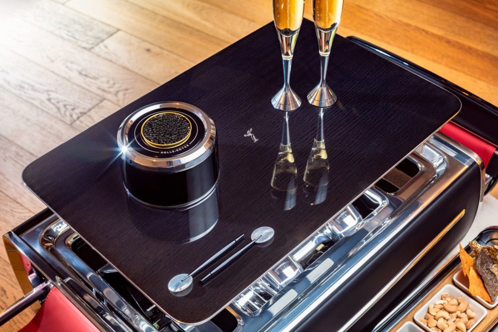 The champagne chest by Rolls-royce Motor Cars is an epicurean delight