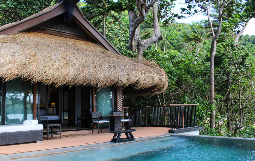 Explore eco-luxury in the rainforest or by the sea on Pangulasian Island in Philippines