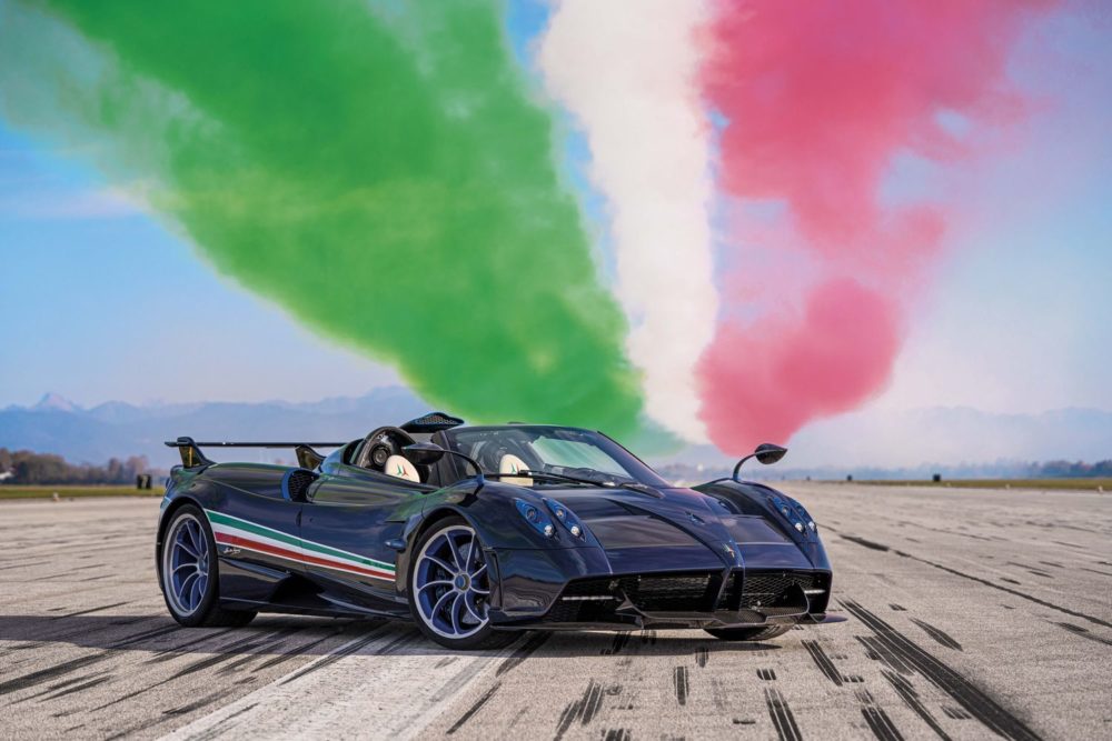 2021 Pagani Huayra Tricolore, the highest representation of aviation technology applied to a car