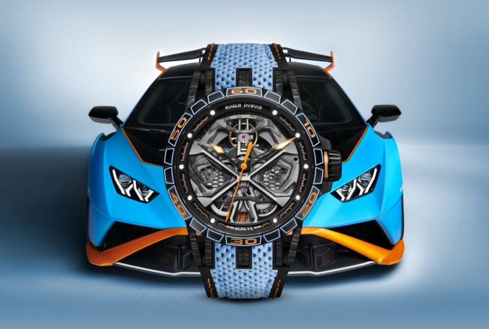 Roger Dubuis presents the beat of hyper horology, Excalibur Huracán STO