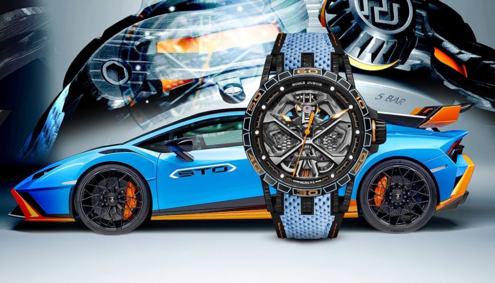 Roger Dubuis presents the beat of hyper horology, Excalibur Huracán STO