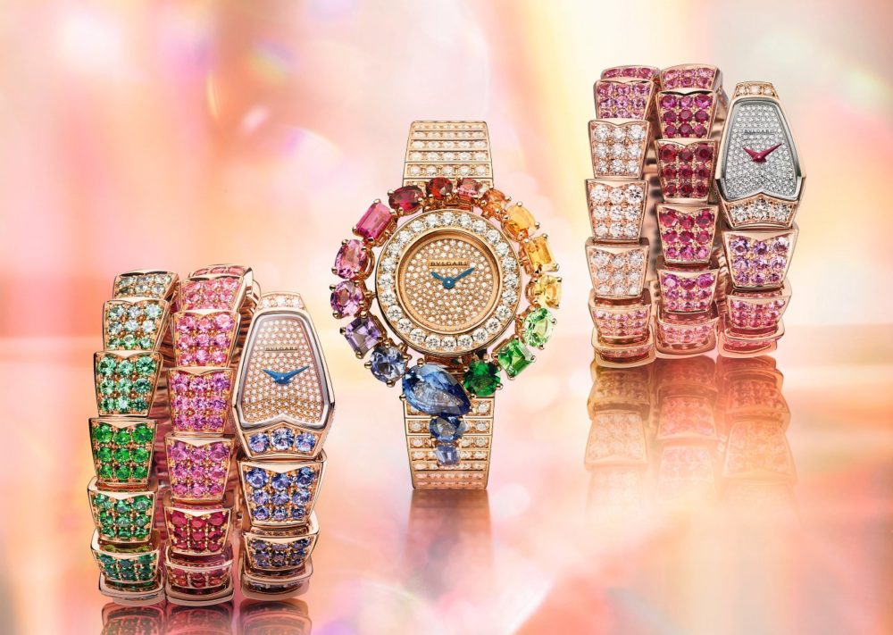Bulgari introduces Rainbow and Colour Wave Serpenti Watches
