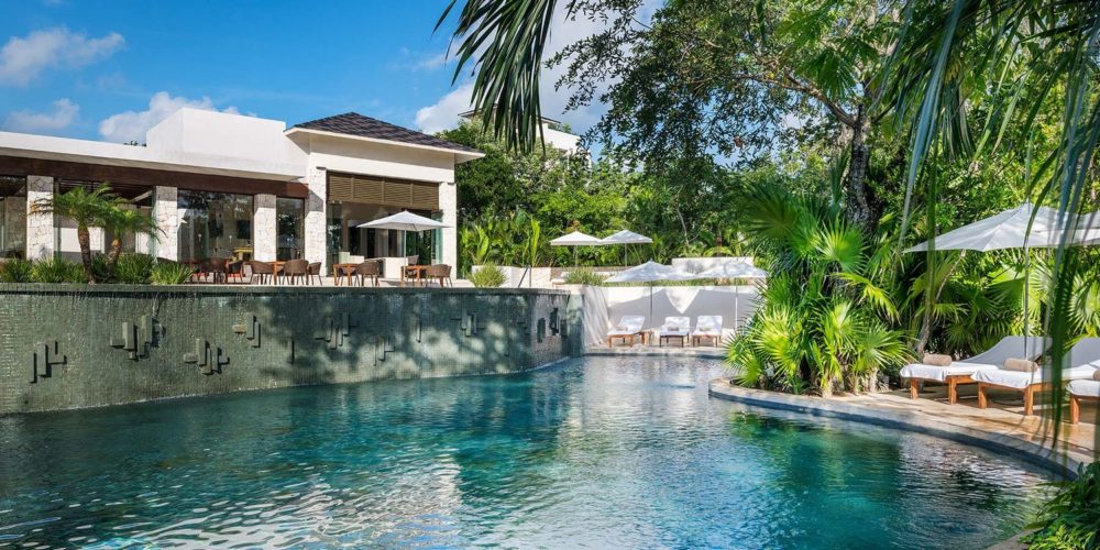 Fairmont Residences, Mayakoba, Mexico, a luxury resort set among lagoons and fairways