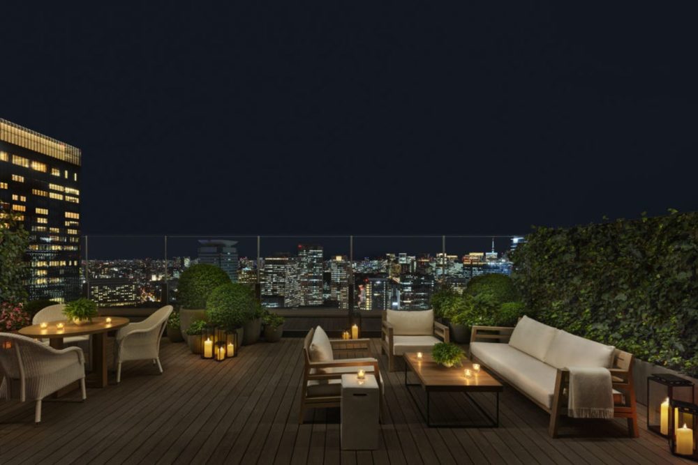 The Tokyo EDITION, Toranomon offers a breathtaking glimpse of the Tokyo skyline