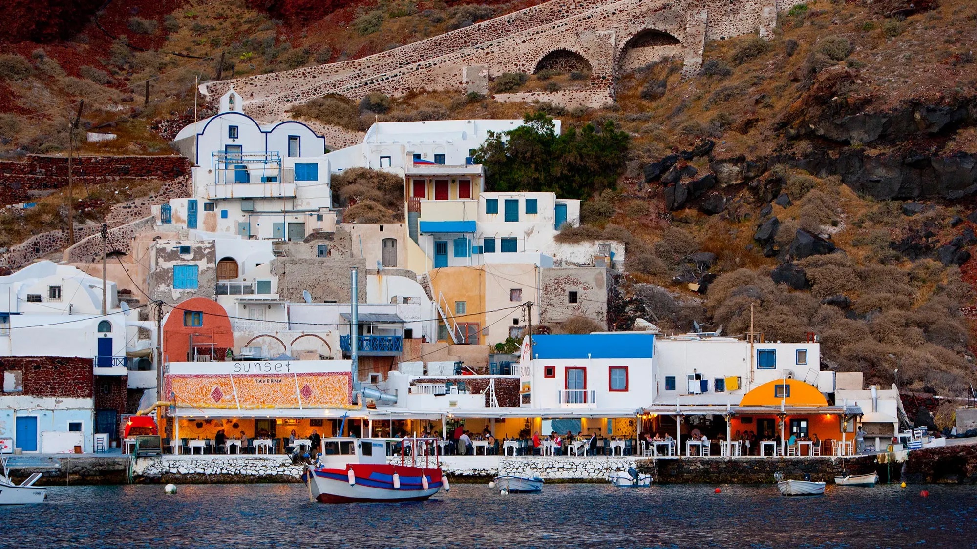 Grace Hotel in Santorini is a picturesque sanctuary perched above the Aegean Sea