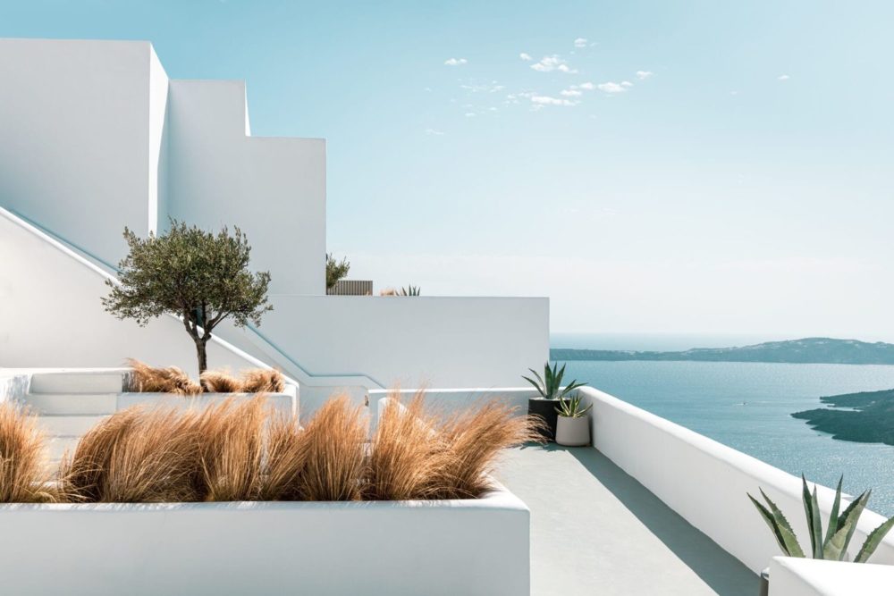 Grace Hotel in Santorini is a picturesque sanctuary perched above the Aegean Sea