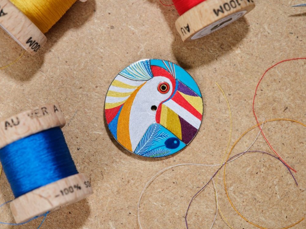 The Hermès Arceau Toucan de Paradis watch weaves a colourful and singular tale