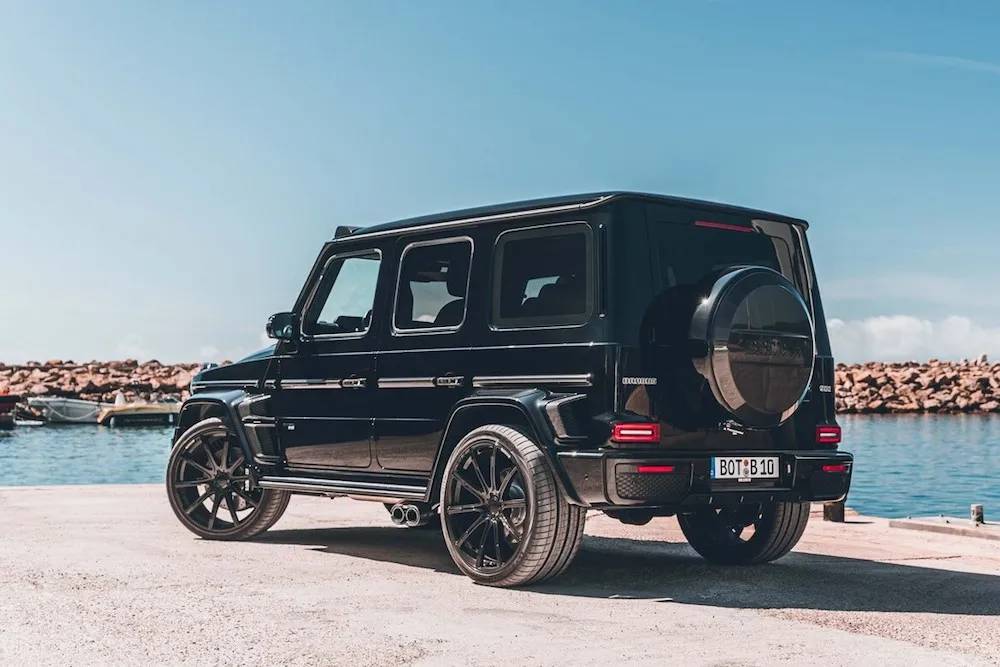 The BRABUS 900 Superblack is a Blacked-Out custom G-Wagon