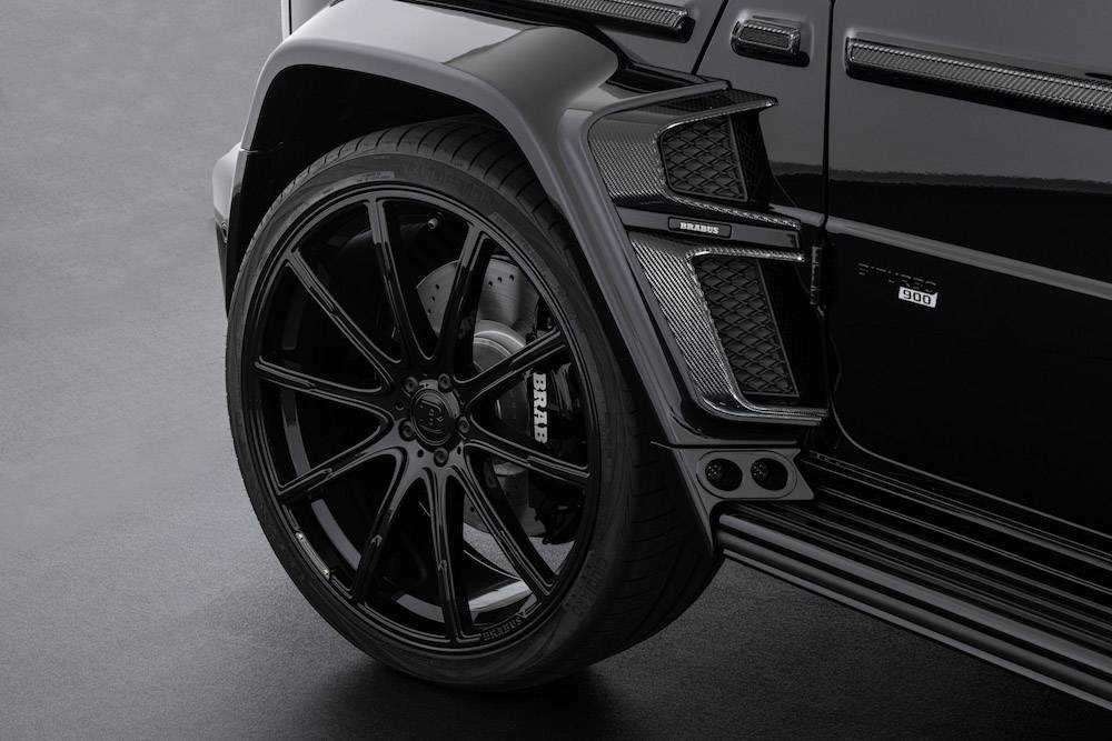 The BRABUS 900 Superblack is a Blacked-Out custom G-Wagon
