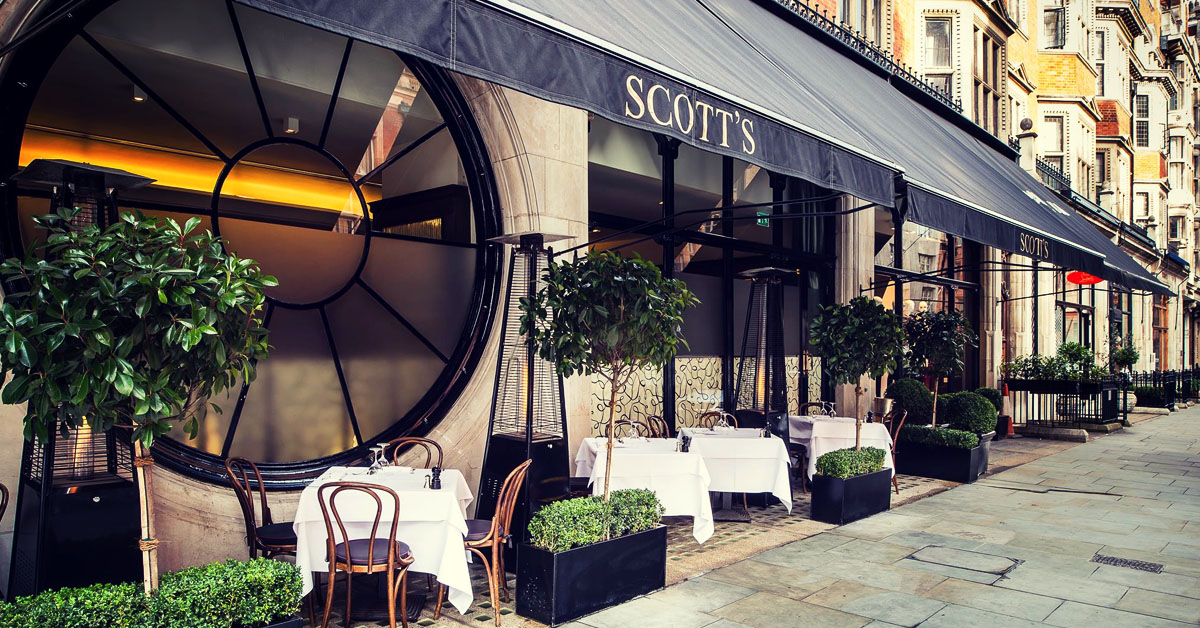 London Guide – Restaurants, Scott’s Restaurant, Seafood, Mayfair
