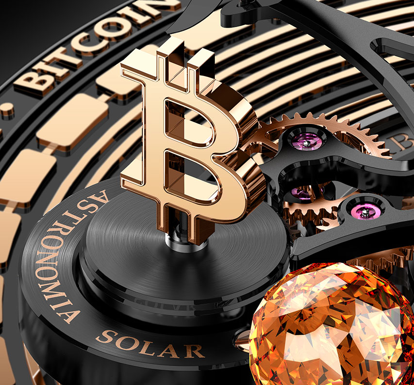 Jacob & Co Astronomia Solar Bitcoin Watch