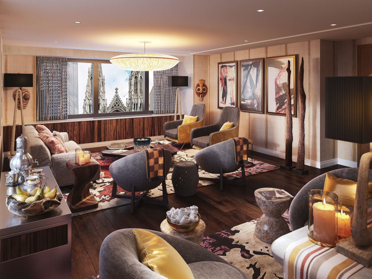 Lotte New York Palace is an oasis of ultra-modern luxury in Midtown Manhattan