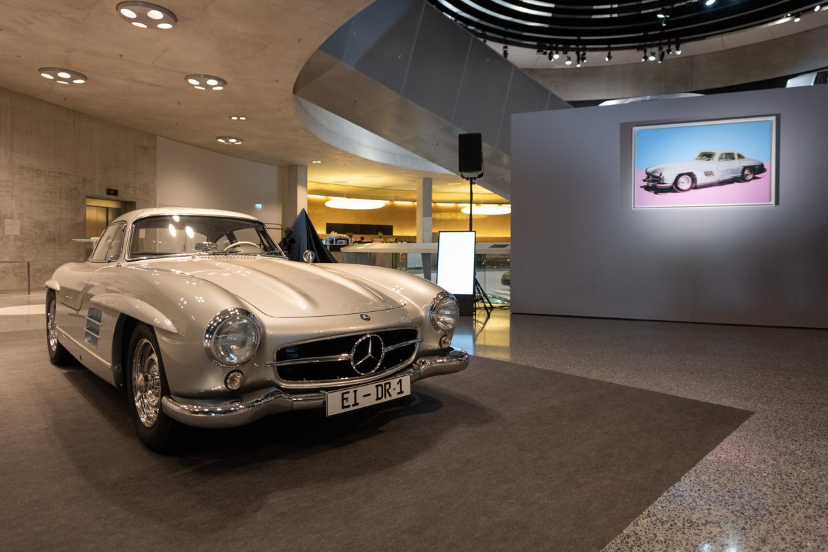 BRABUS is auctioning the restored 300 SL Gullwing from Andy Warhol’s iconic Cars Series of artworks