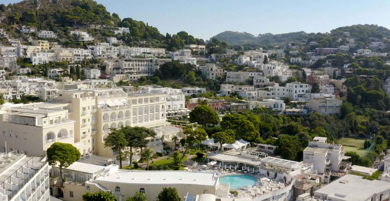 Immerse yourself in Italian splendor in the heart of Capri at Hotel Quisisana