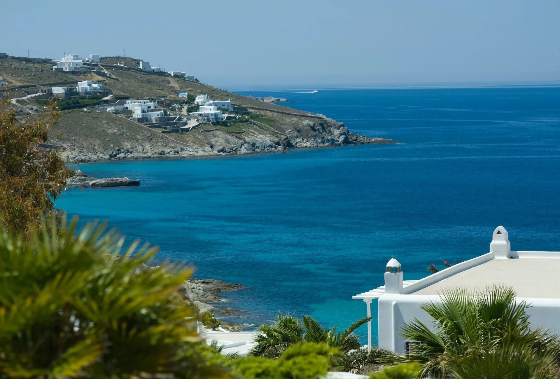 Mykonos Grand Hotel & Resort is a barefoot luxury hotel with a grand tradition
