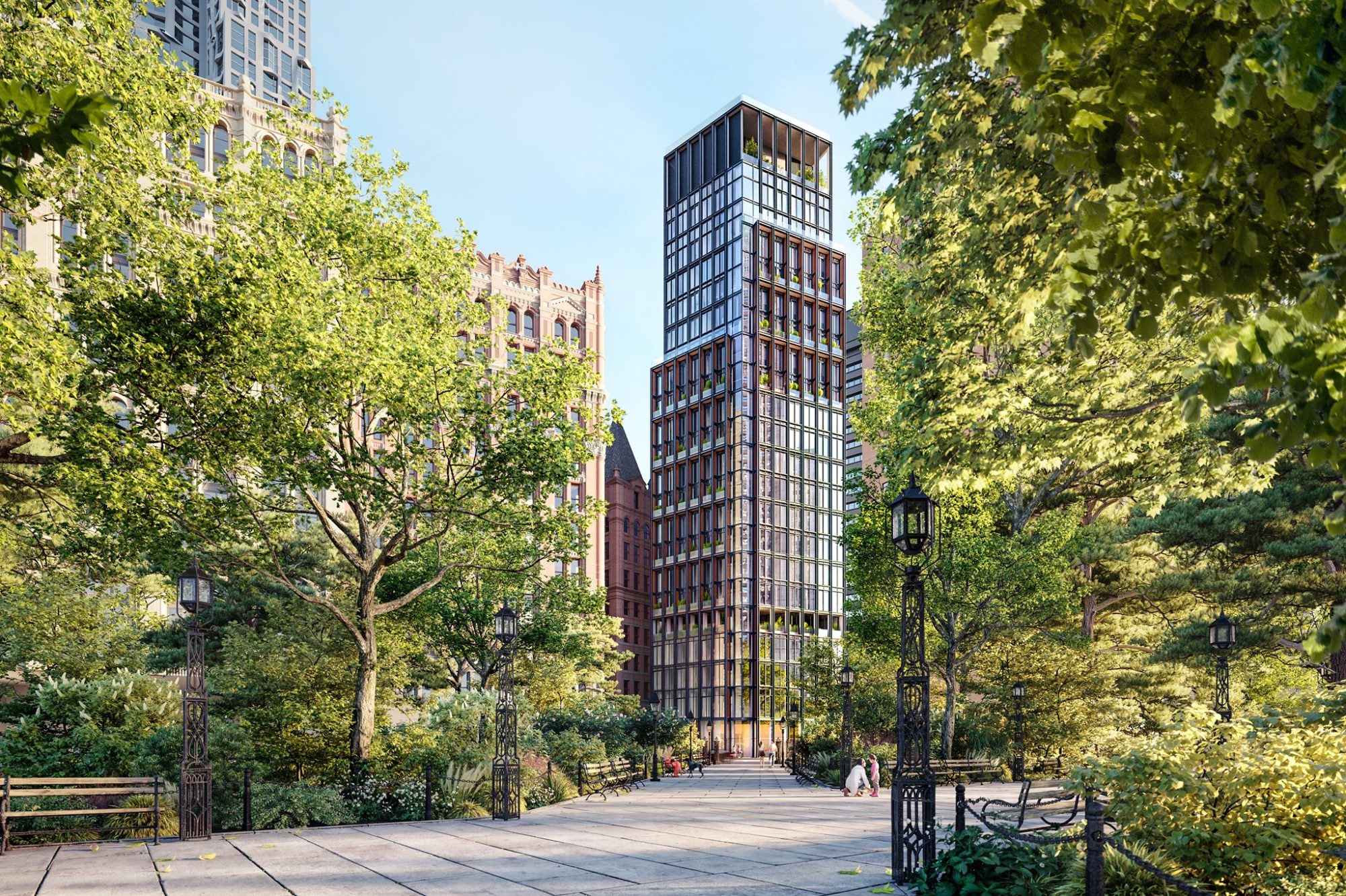 N°33 Park Row is an architectural landmark redefining Downtown Manhattan