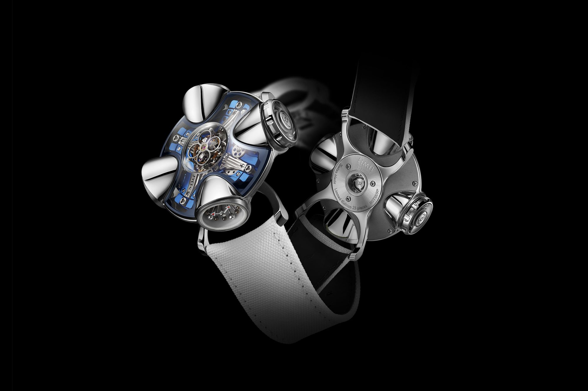MB&F HM11 Architect Blue and Red Gold Edition