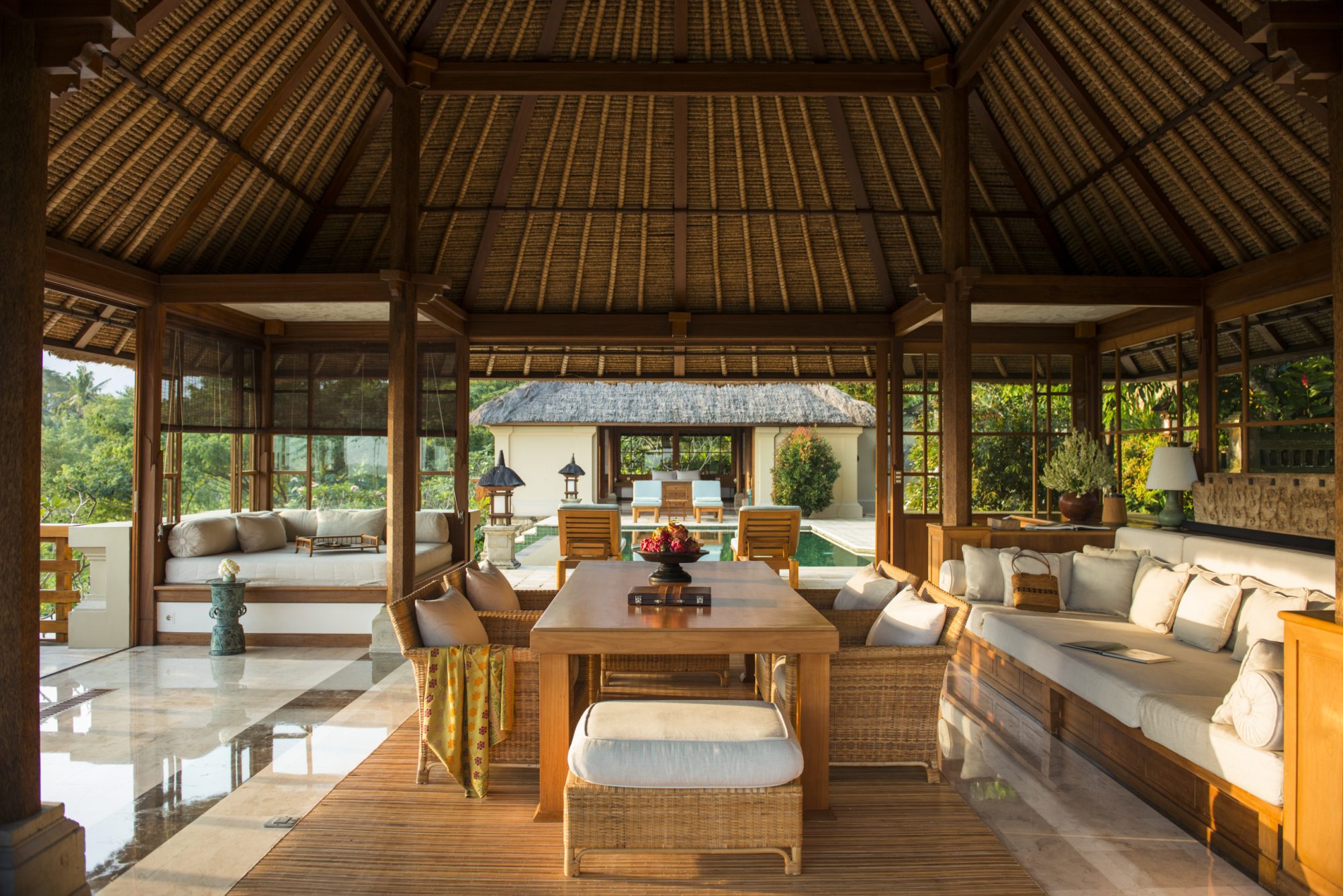 Elegance above the Ayung Valley meets Amandari’s Balinese bliss