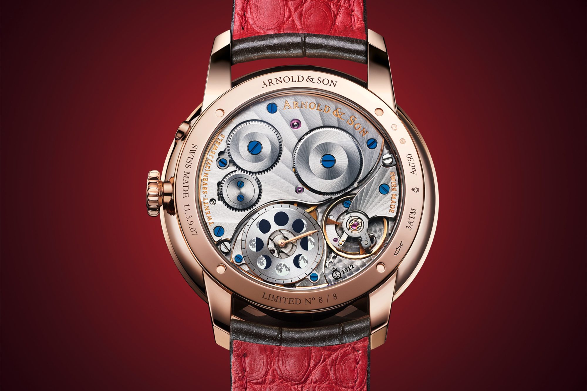 Arnold & Son Perpetual Moon 41.5 Red Gold “Year of the Dragon”